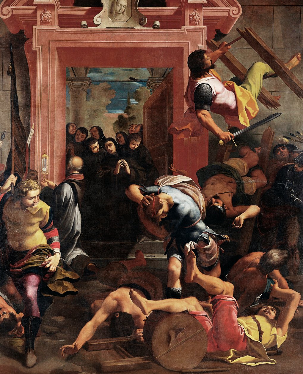 Mirakel av St Gualberto av Carlo Bononi