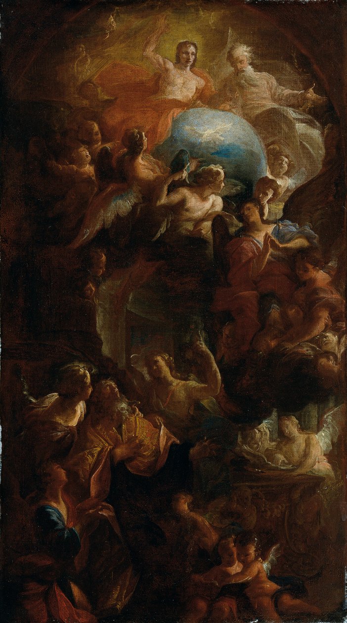 Augustins død av Carlo Carlone