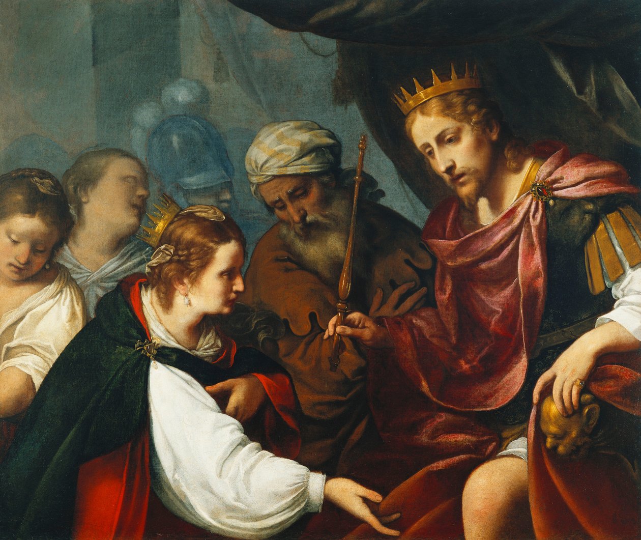 Ester før Ahasverus av Carlo Ceresa