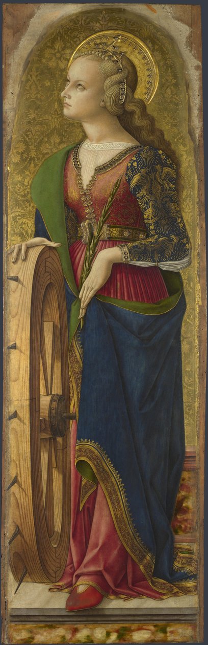 Den hellige Katarina av Alexandria, 1476 av Carlo Crivelli