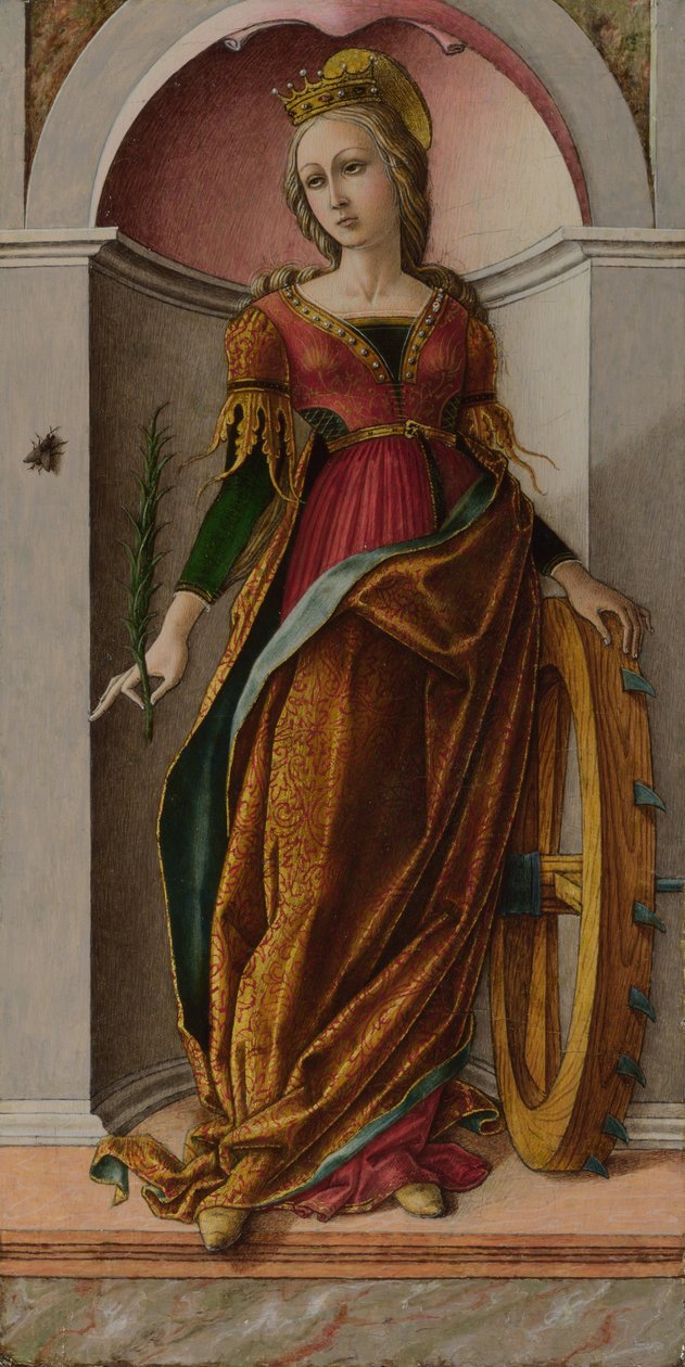 Den hellige Katarina av Alexandria, ca. 1492 av Carlo Crivelli