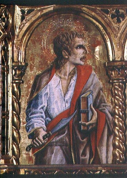 St. Bartholomew, detalj fra Sant