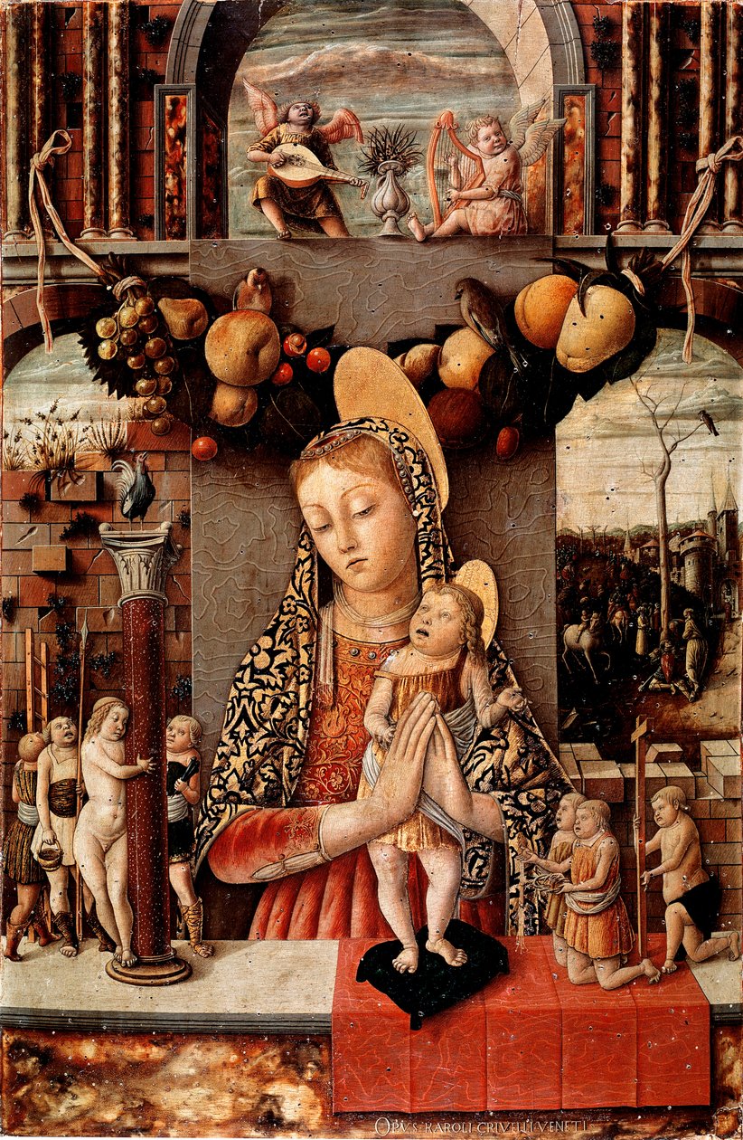 Jomfru av lidenskap Detrempe på tre av Carlo Crivelli (1430 / 35-1494 / 1500) 1460 ca. Størrelse 71x48 cm Verona, Castelvecchio-museet av Carlo Crivelli