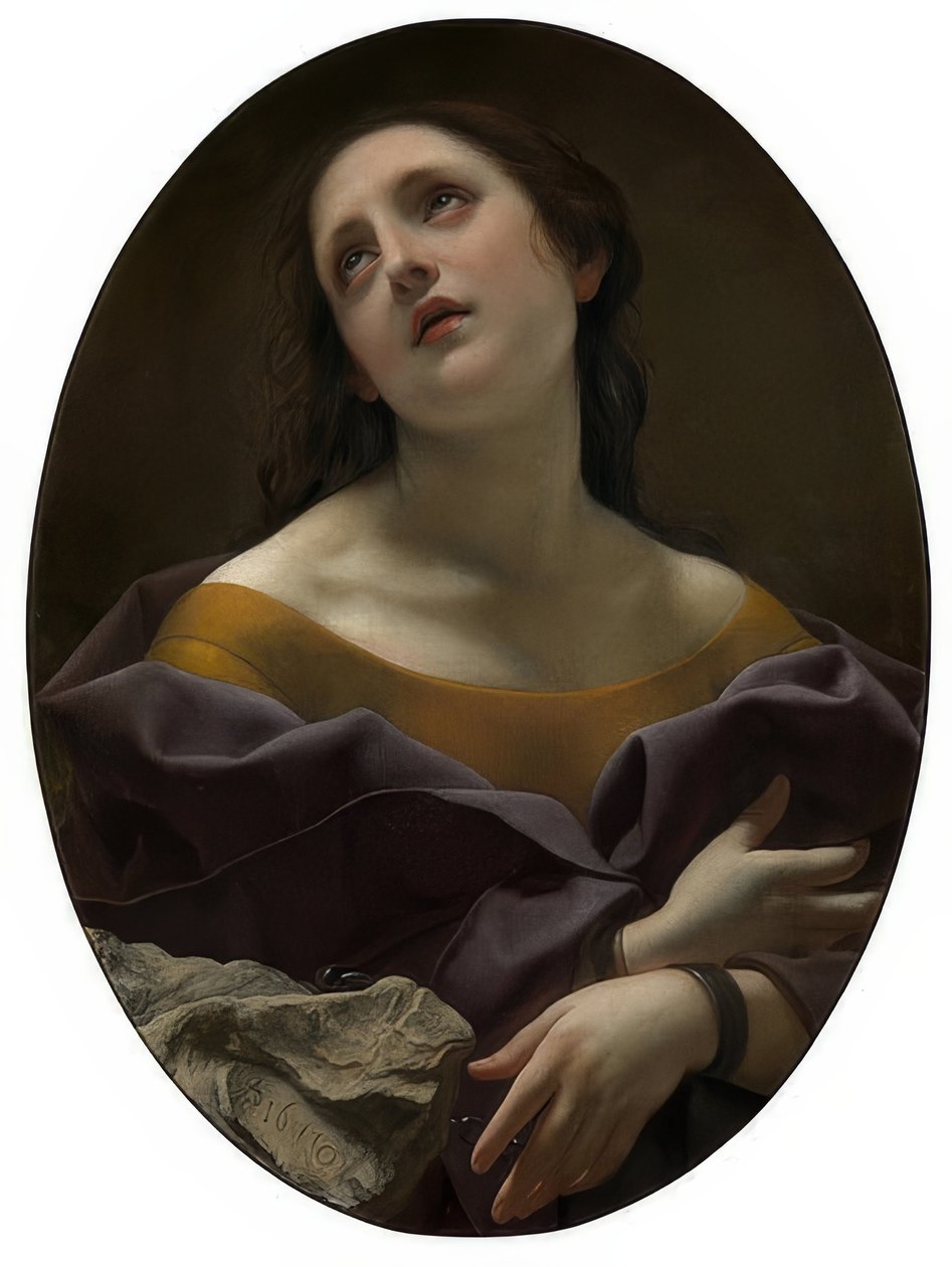 Allegori om tålmodighet. 1677 av Carlo Dolci