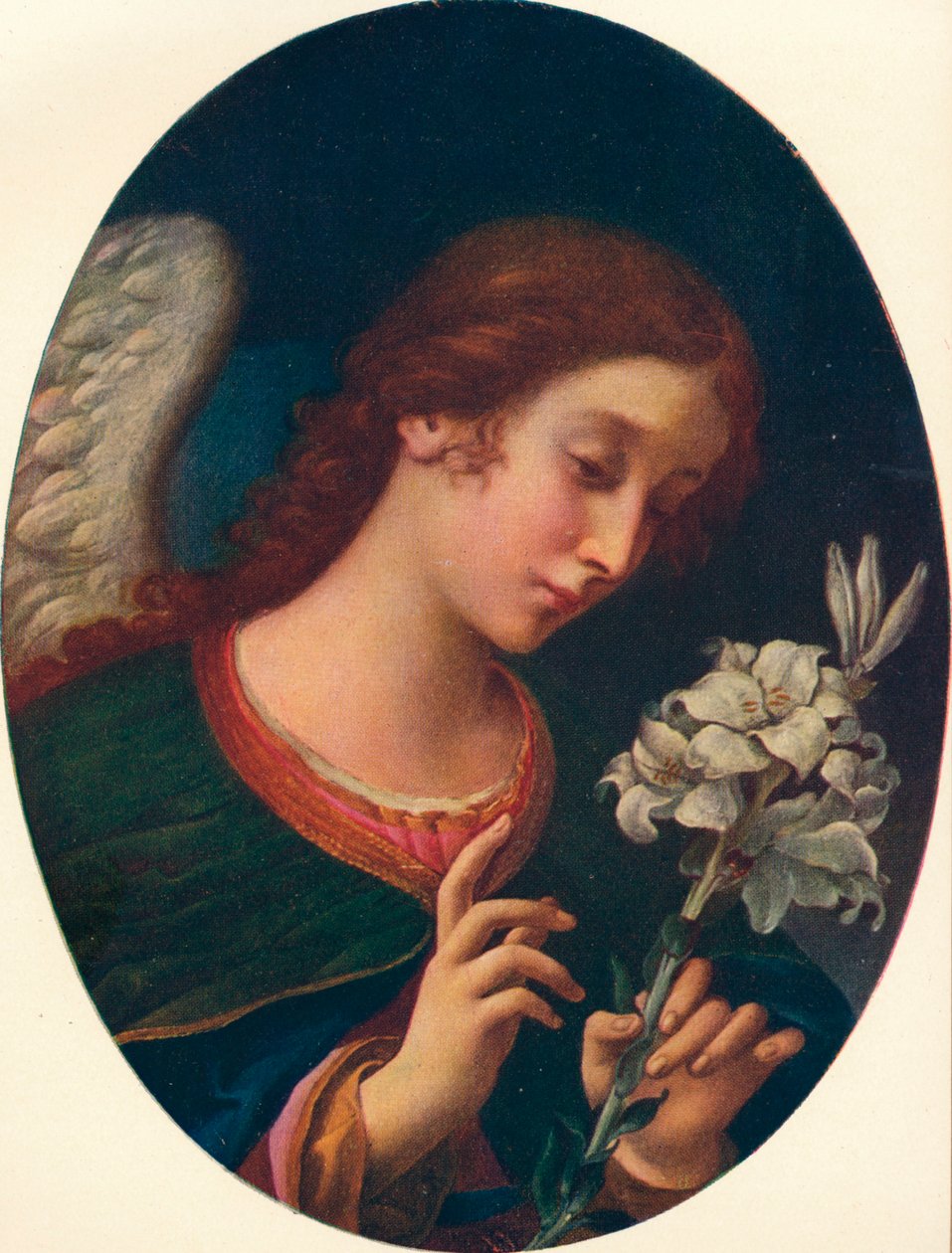 Bebudelsens engel, 1600-tallet av Carlo Dolci