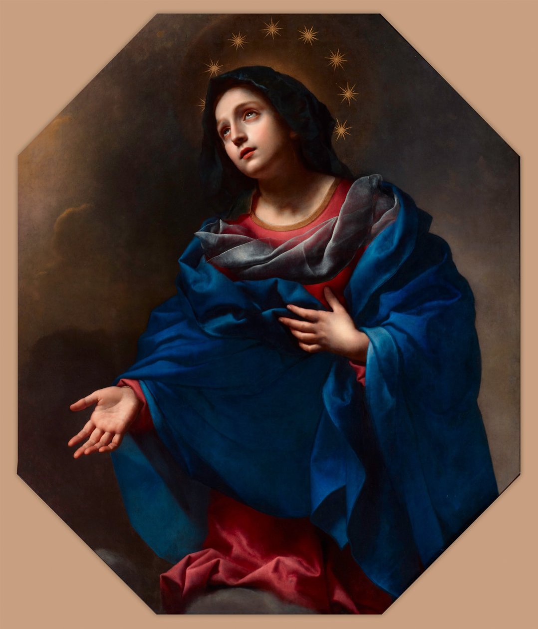 Madonna in Glory av Carlo Dolci