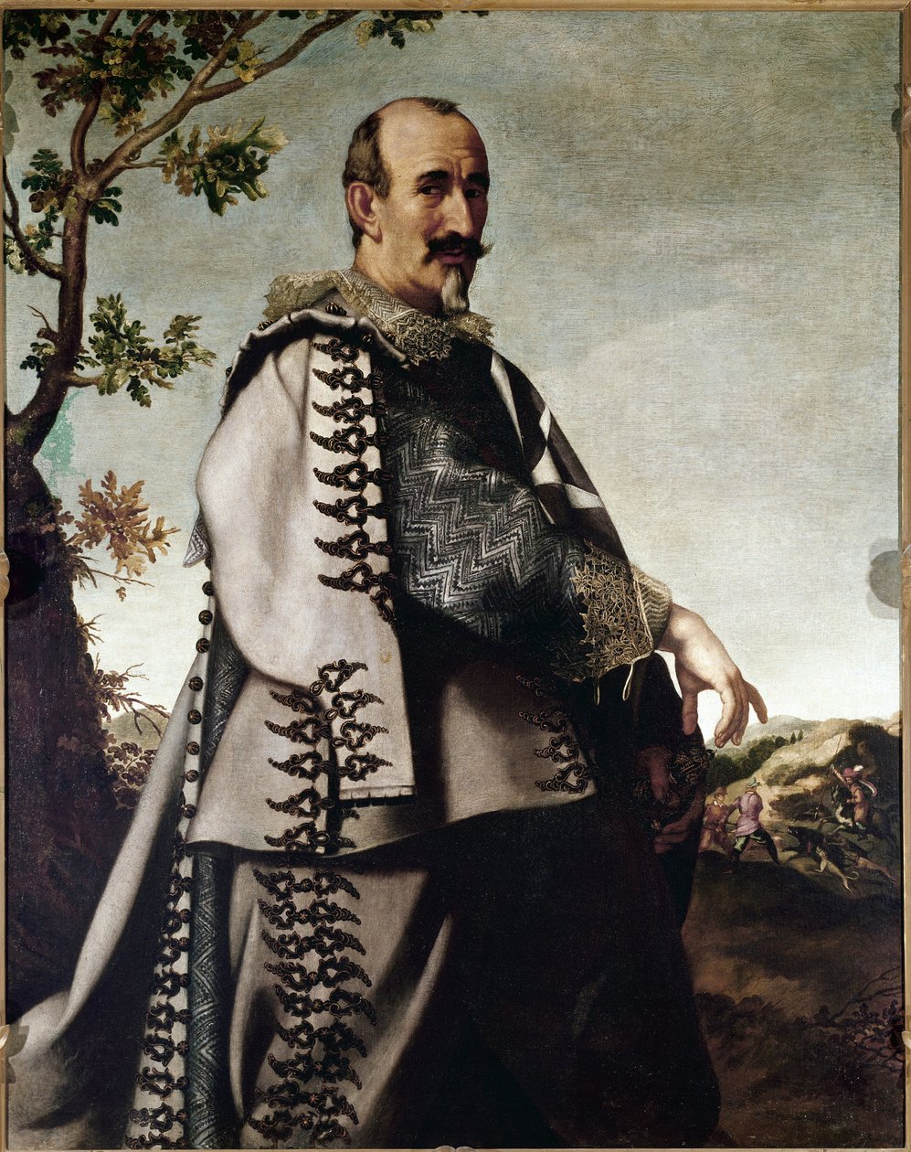 Portrett av Fra Ainolfo de Bardi, Ridder av Jerusalems orden (olje på lerret av Carlo Dolci