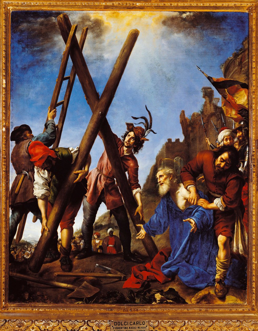 Saint Andre før korset Maleri av Carlo Dolci (1616-1686) Firenze fra 1600-tallet, Palazzo Pitti Galleria Palatina av Carlo Dolci