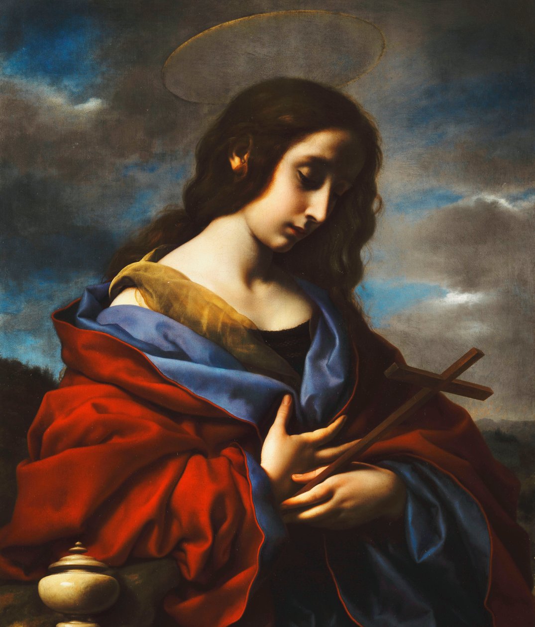 Den hellige Maria Magdalena, ca. 1650-tallet av Carlo Dolci