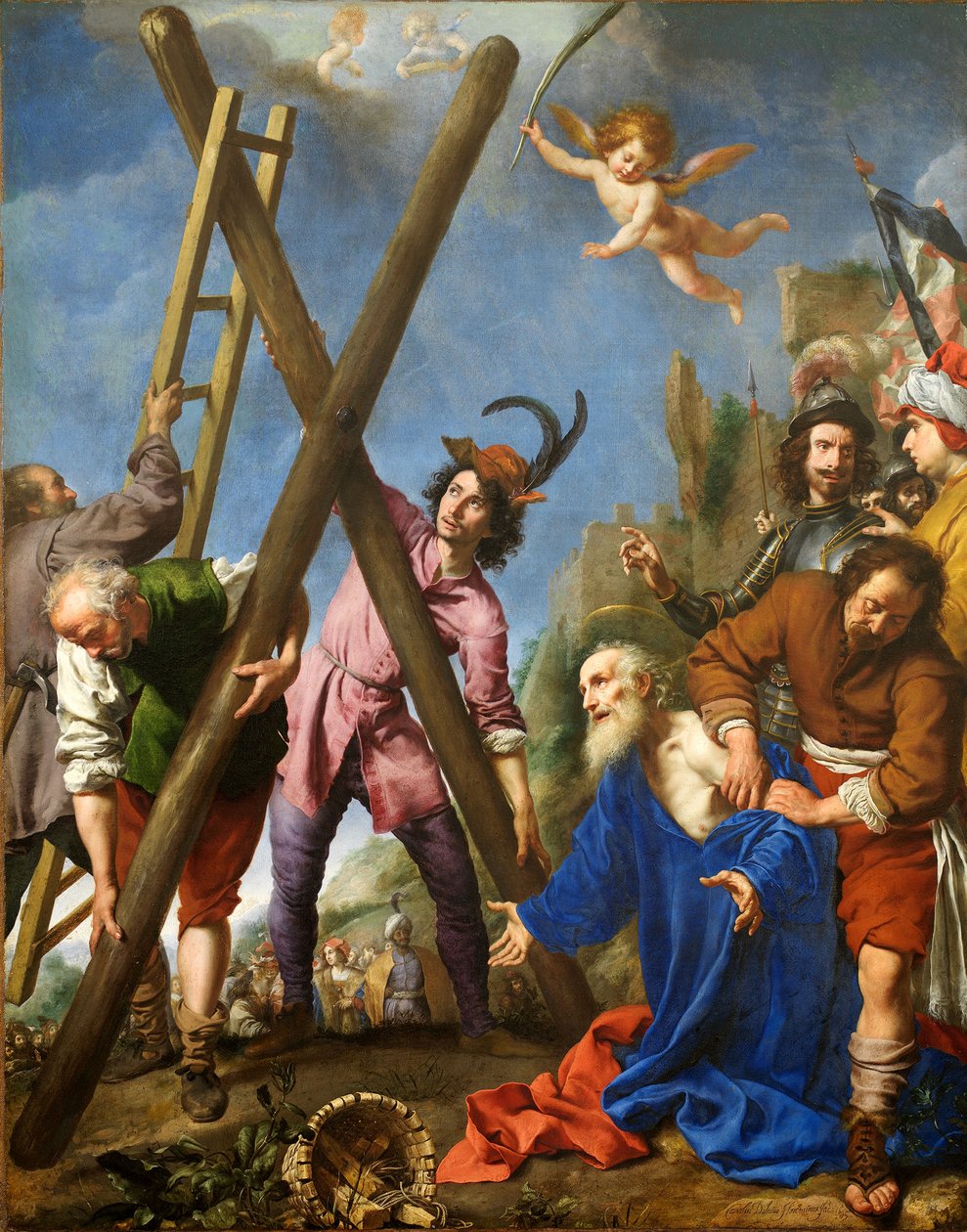 St. Andrew ber før hans martyrium, 1643 av Carlo Dolci