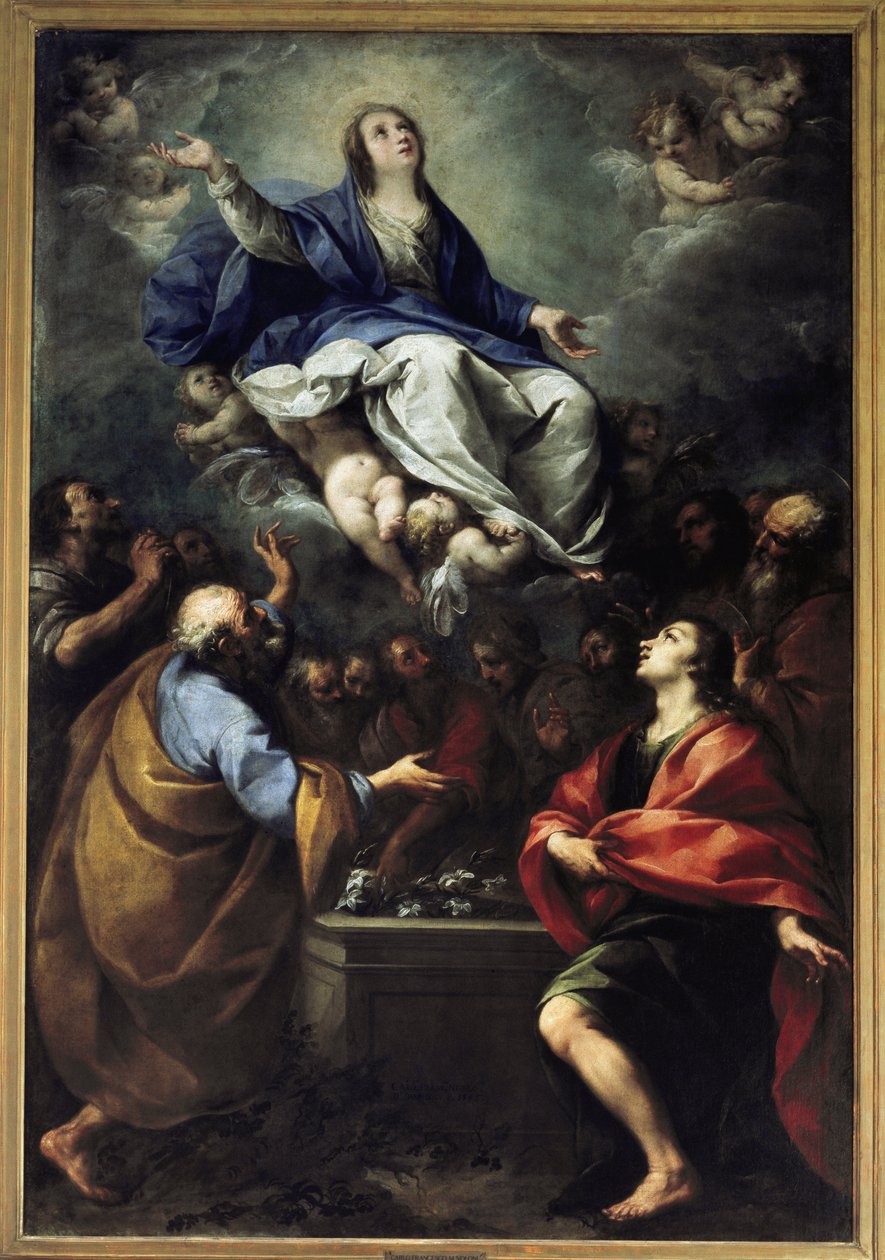 Marias antagelse. (olje på lerret av Carlo Francesco Nuvolone