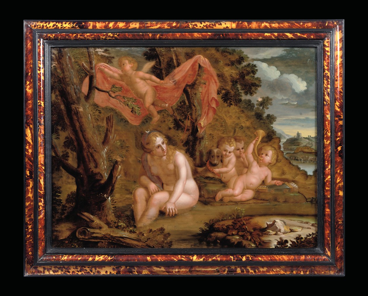 Diana Bathing, ca. 1692-1705 av Carlo Garofalo