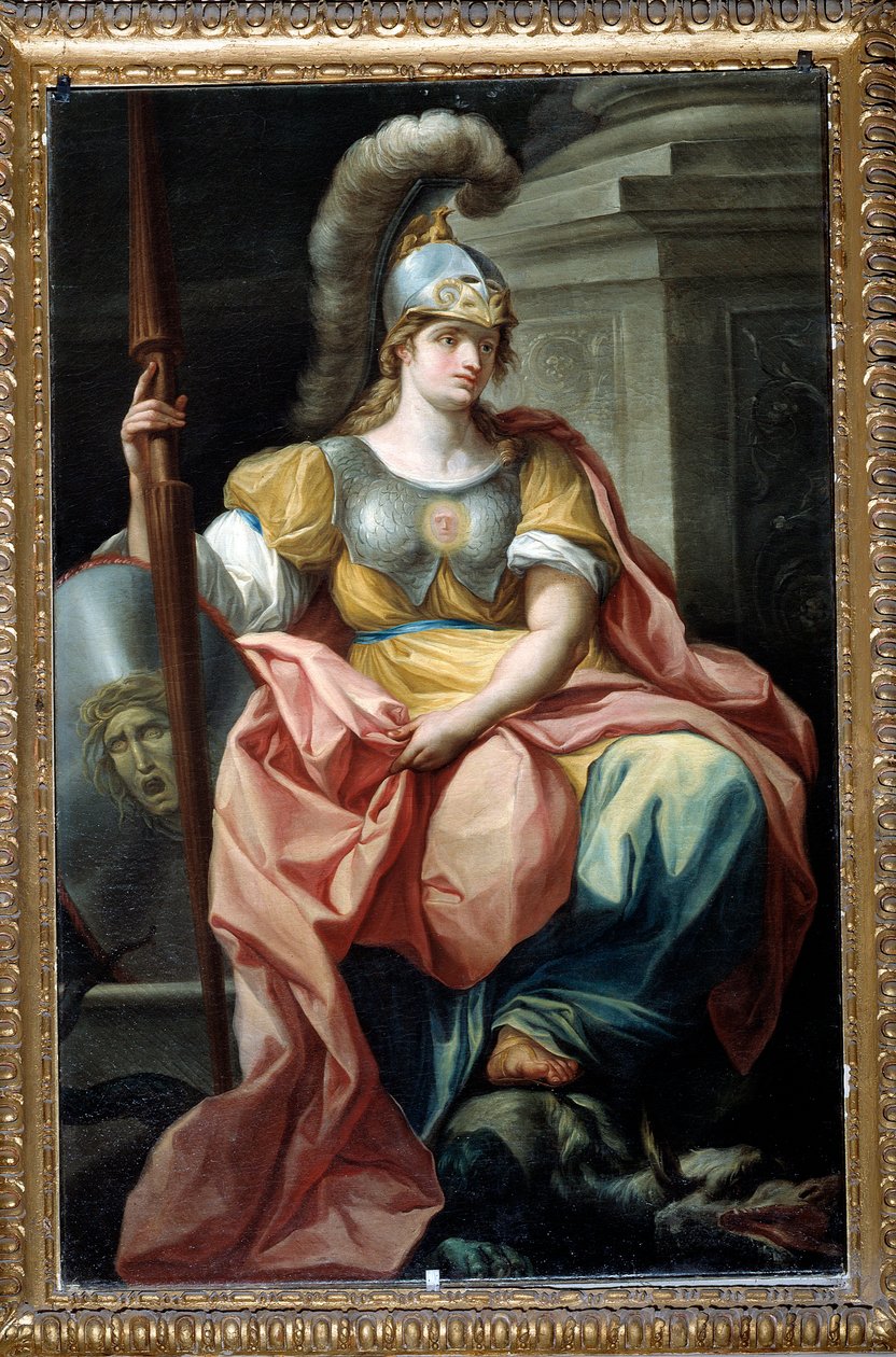 Allegori om republikkens tretten verdier: heltemoten (maleri, etter 1783) av Carlo Giuseppe Ratti