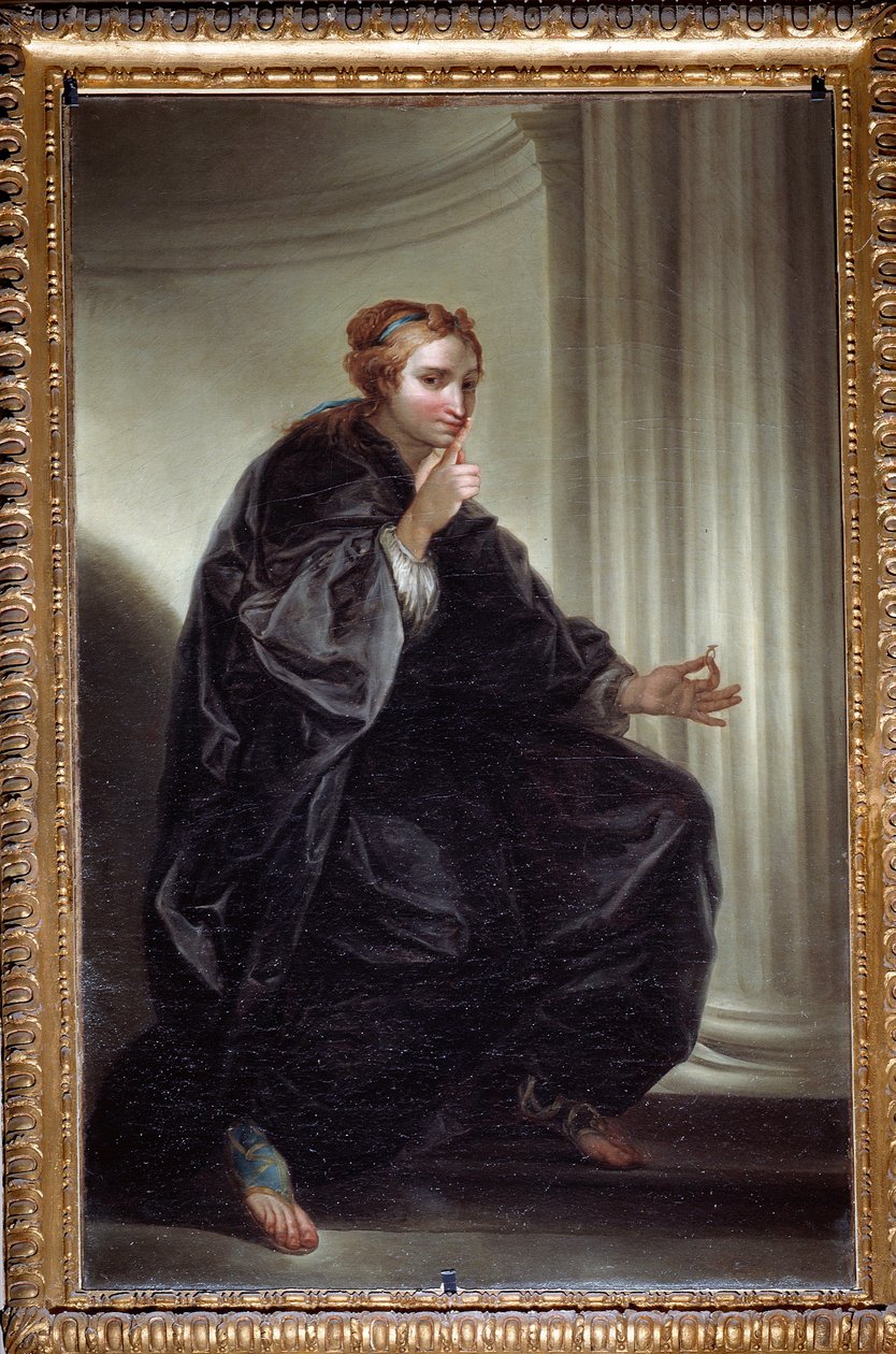 Allegori om republikkens tretten verdier: hemmeligholdet (maleri, etter 1783) av Carlo Giuseppe Ratti