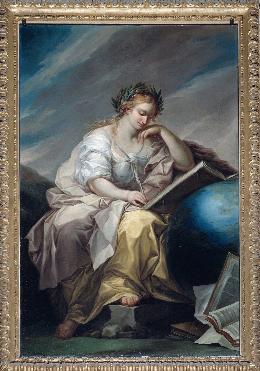 Allegori om republikkens tretten verdier: historien (maleri, etter 1783) av Carlo Giuseppe Ratti