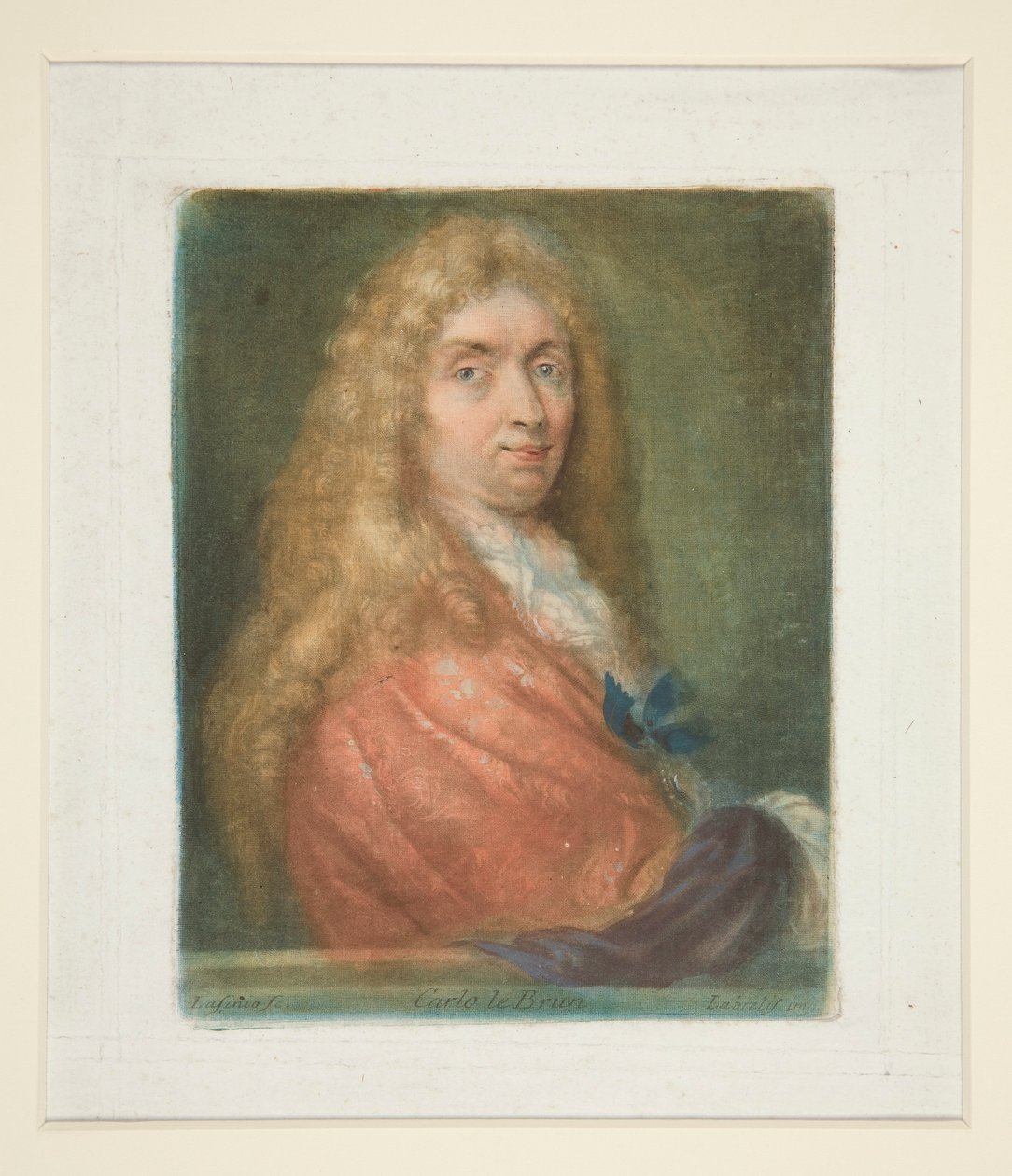 Charles Lebrun, fra Portraits of Painters av Carlo Lasinio