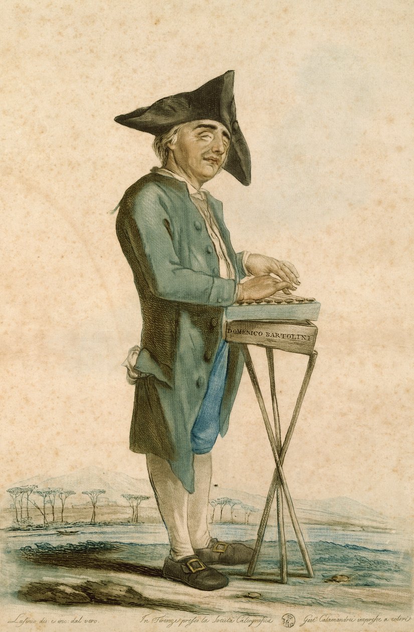 Domenico Bertolini, av Carlo Lasinio (1759-1838), gravering av Carlo Lasinio