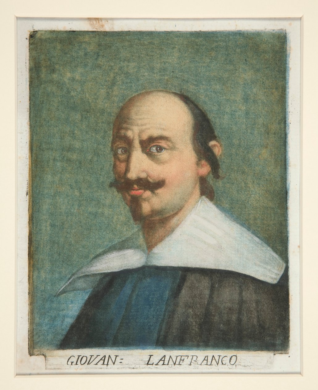 Giovanni Lanfranco, fra Portraits of Painters av Carlo Lasinio