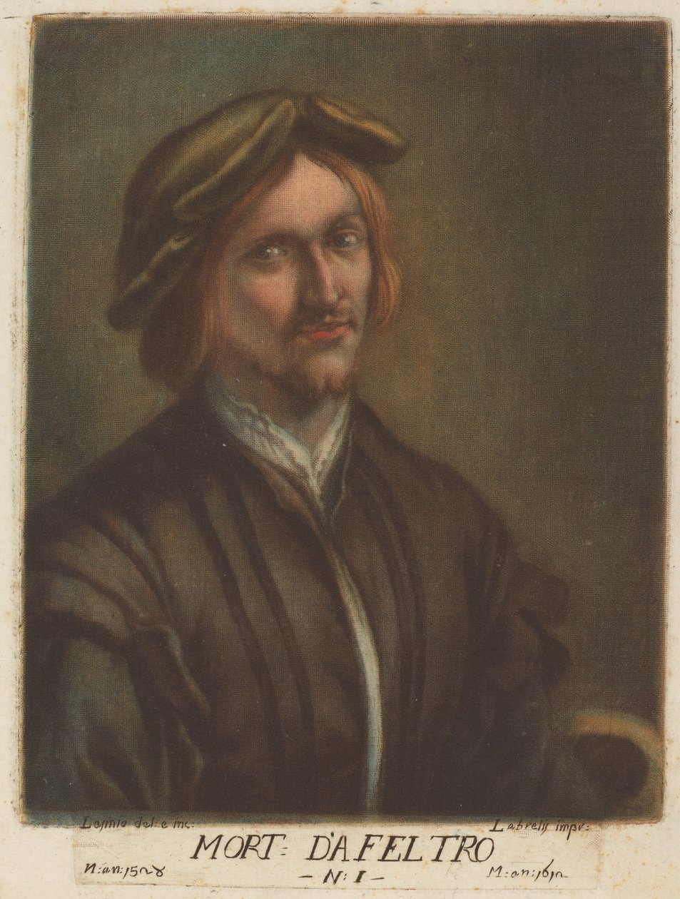 Døde fra Feltre av Carlo Lasinio, after Lorenzo Luzzo