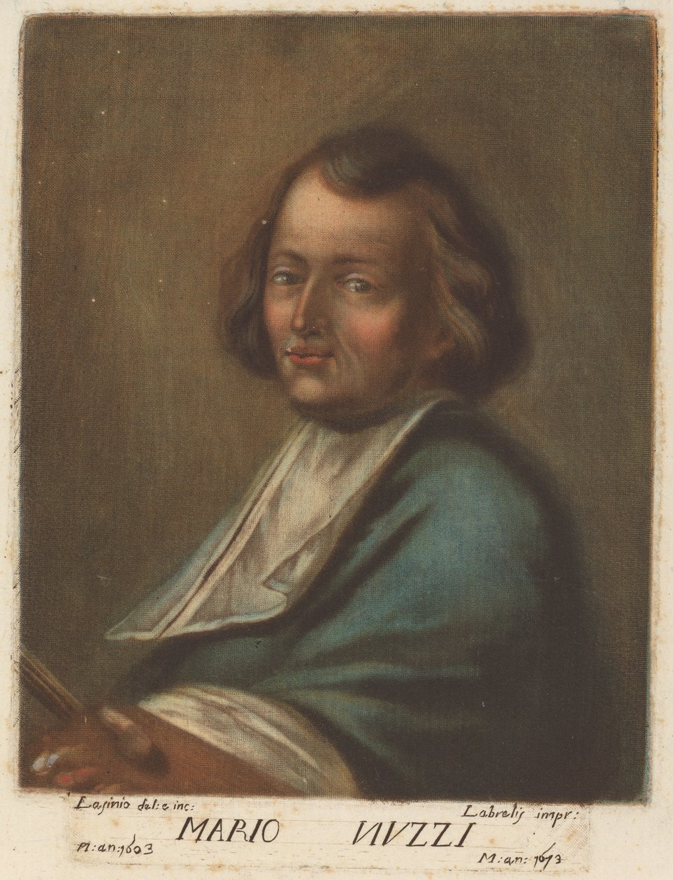 Mario Nuzzi av Carlo Lasinio, after Mario Nuzzi