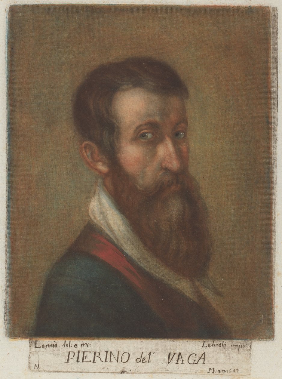 Pierino del Vaga av Carlo Lasinio, after Perino del Vaga
