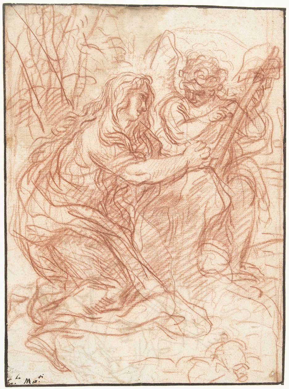Maria Magdalena som tilber korset av Carlo Maratta