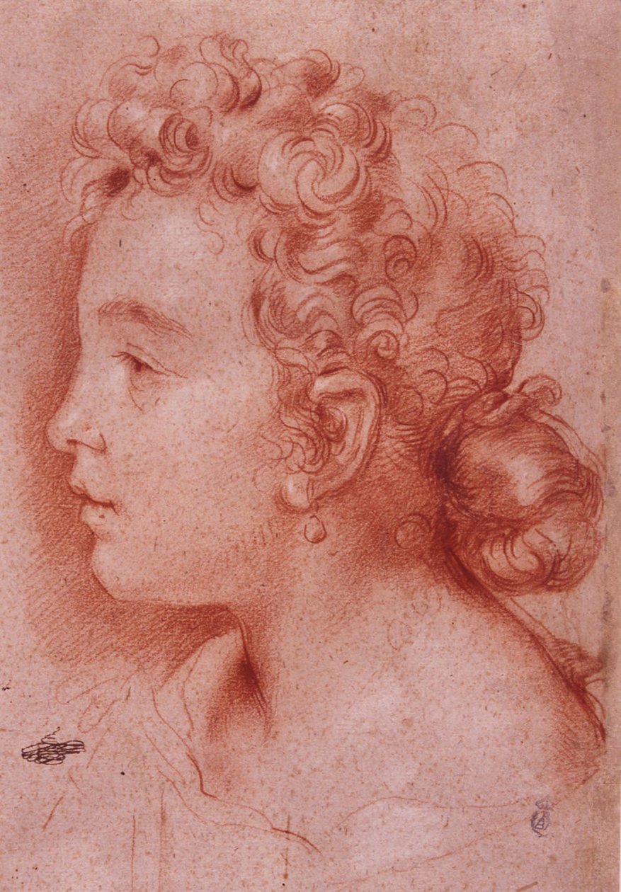 Portrett av Faustina Maratti av Carlo Maratta