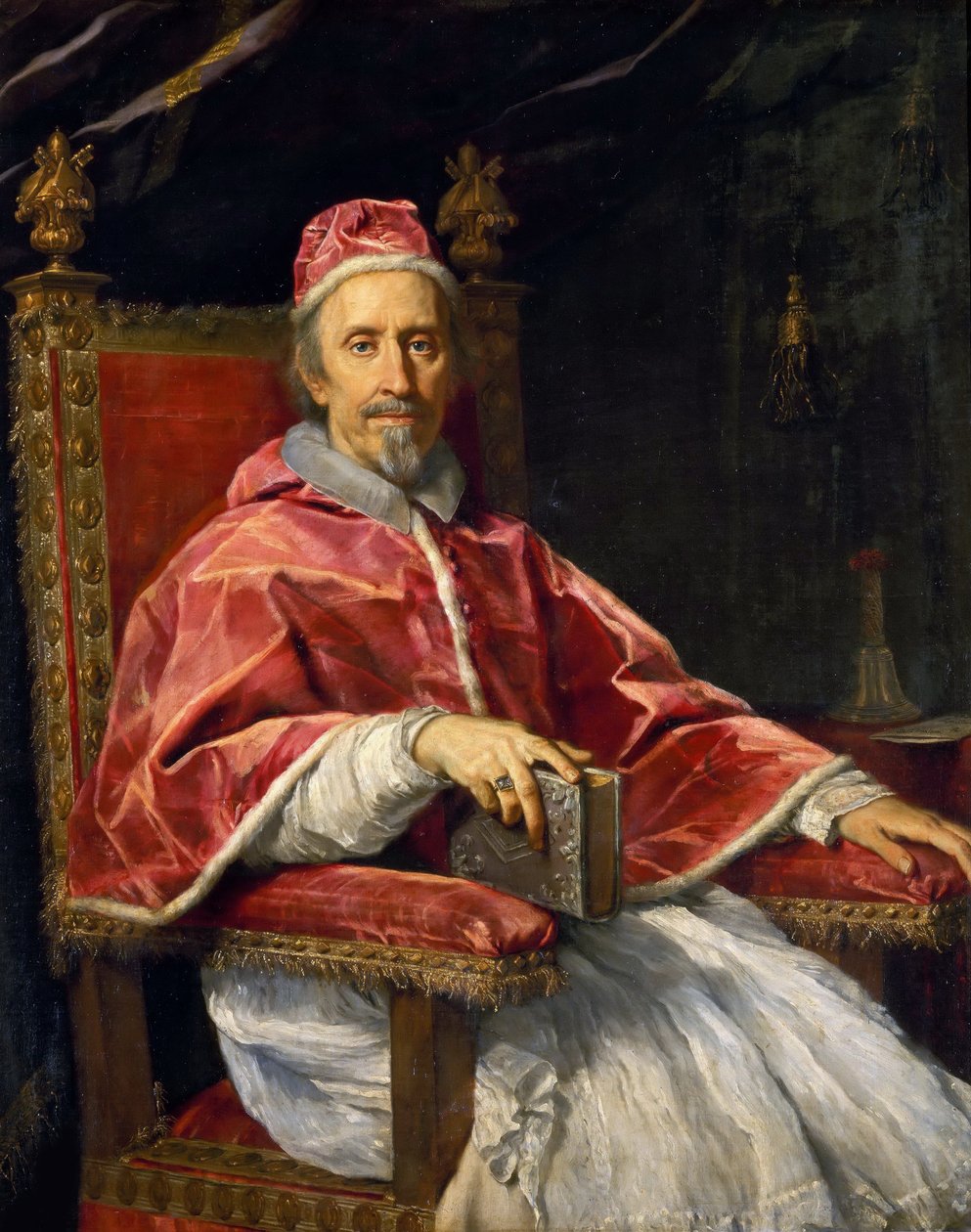 Portrett av pave Clement IX 1600-1669, 1669. av Carlo Maratta