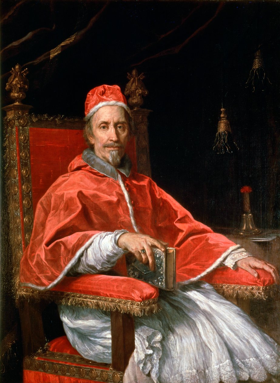 Portrett av pave Clement IX, 1669 av Carlo Maratta