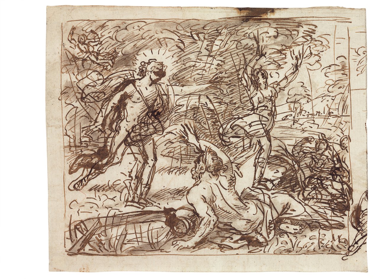 Apollo og Daphne av Carlo Maratta or Maratti