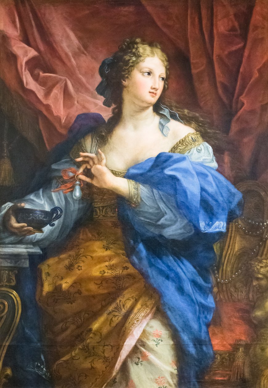Cleopatra løser opp en perle i en kopp vin av Carlo Maratta or Maratti