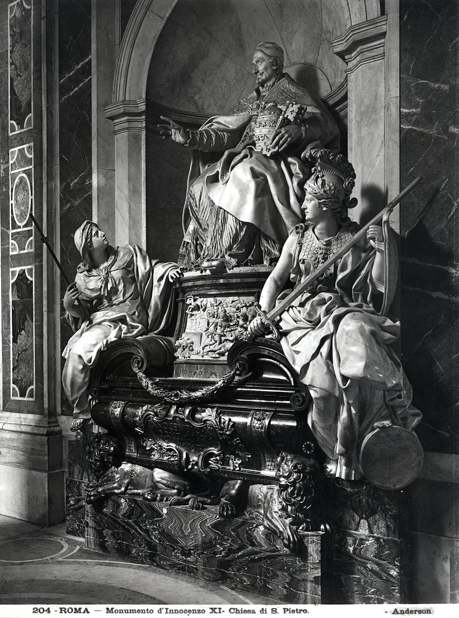 Monument til pave Innocent XI, ca. 1697 (marmor) av Carlo Maratta or Maratti