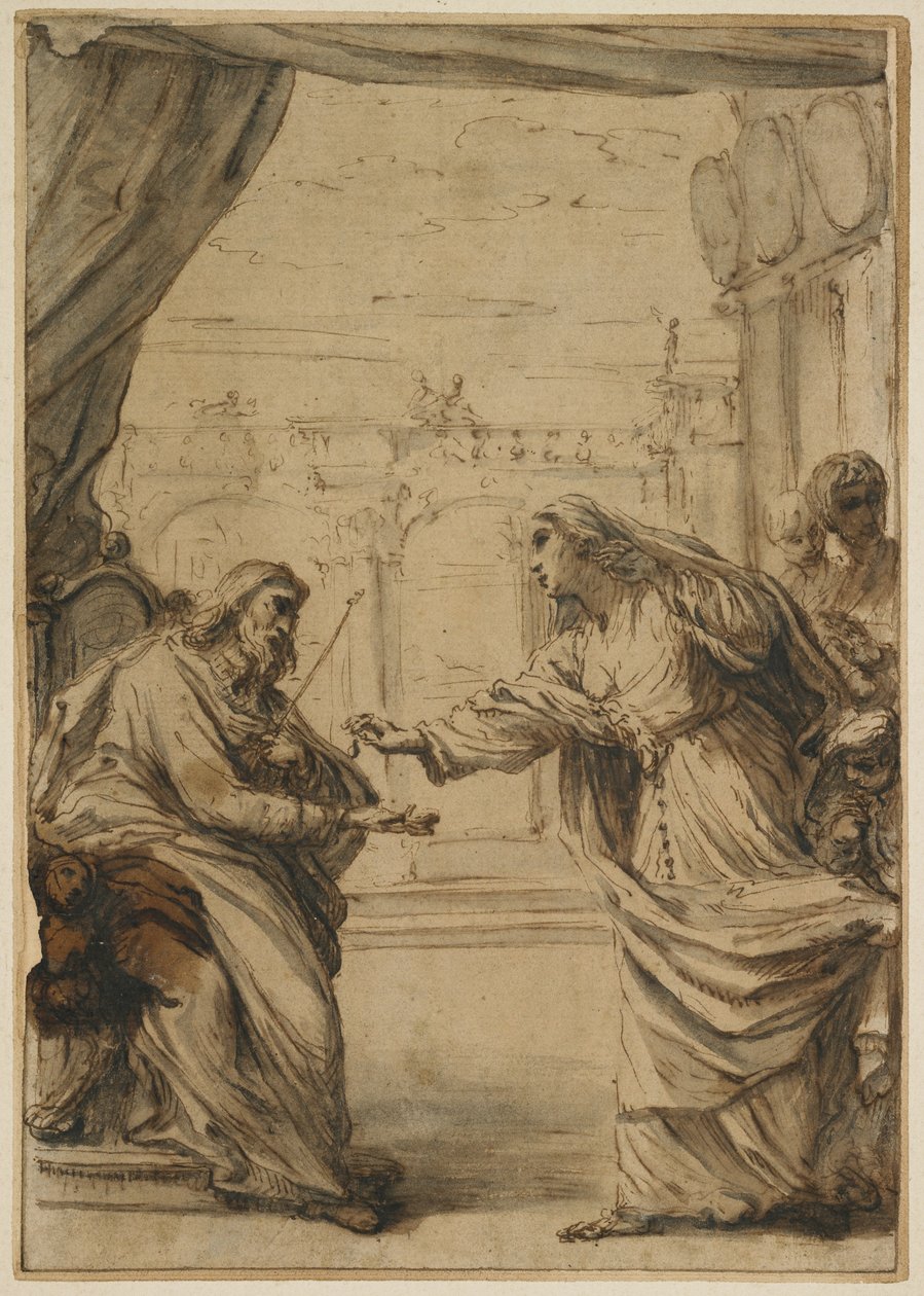 Familien Rospigliosi hyller pave Clement IX, 1667-1669 av Carlo Maratta or Maratti