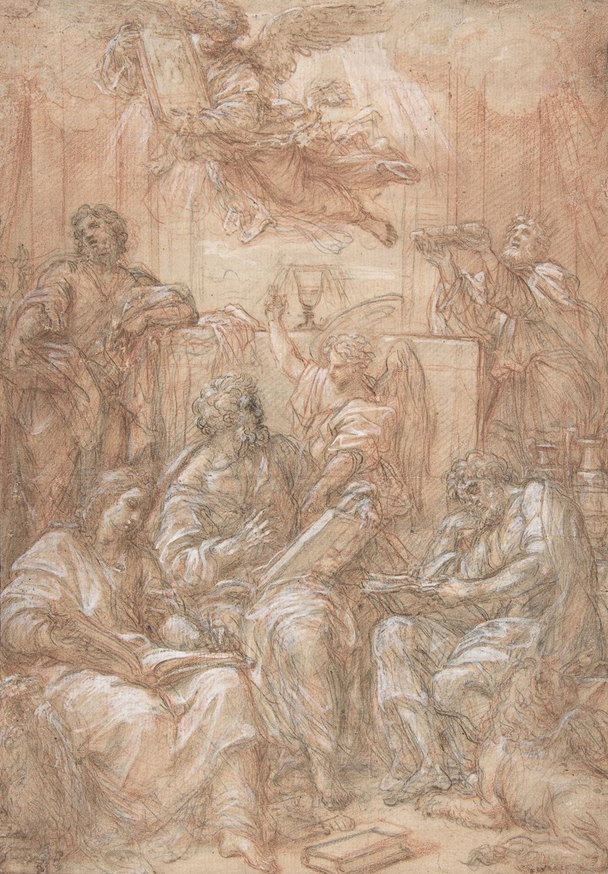 Allegori om den gamle og nye dispensasjonen, 1700-1708. av Carlo Maratti