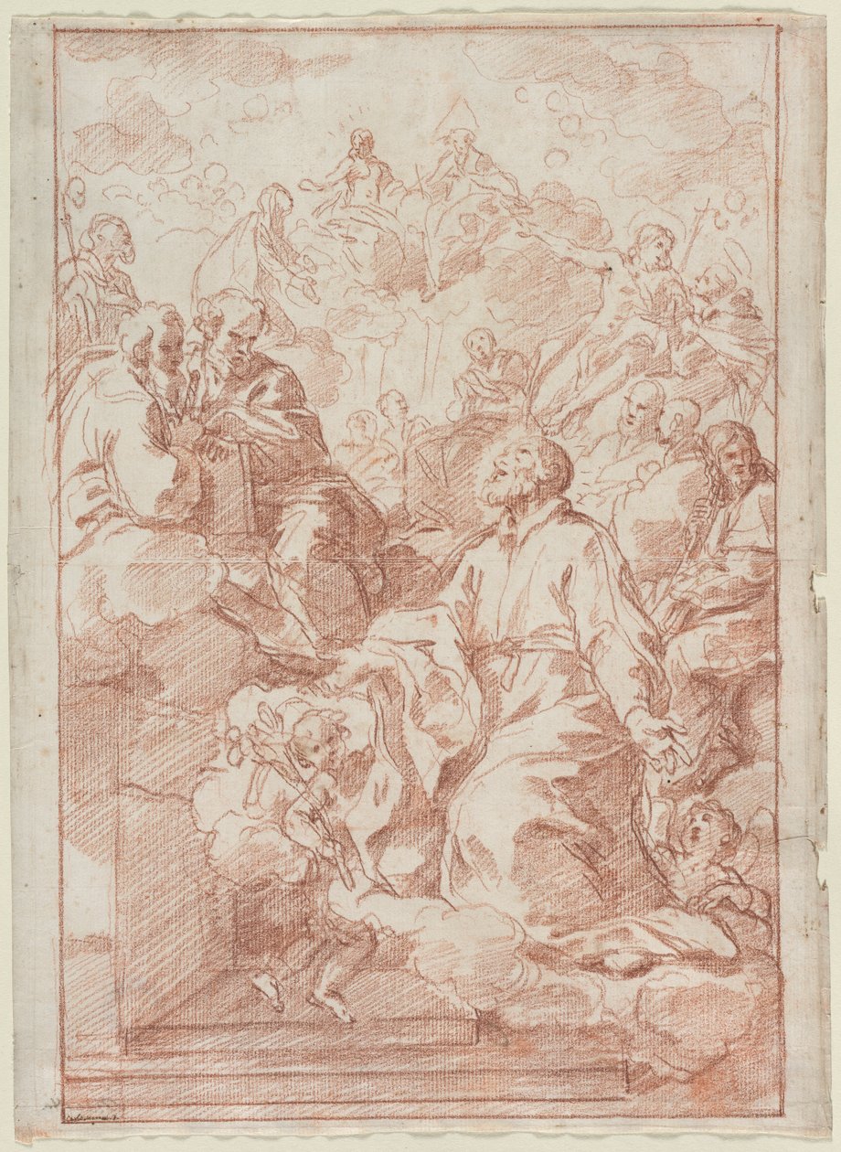 Visjon av St. Philip Neri av Carlo Maratti