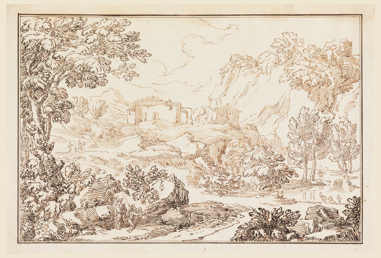 Et landskap av Carlo Marchionni