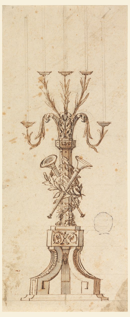 Design for en kandelaber av Carlo Marchionni