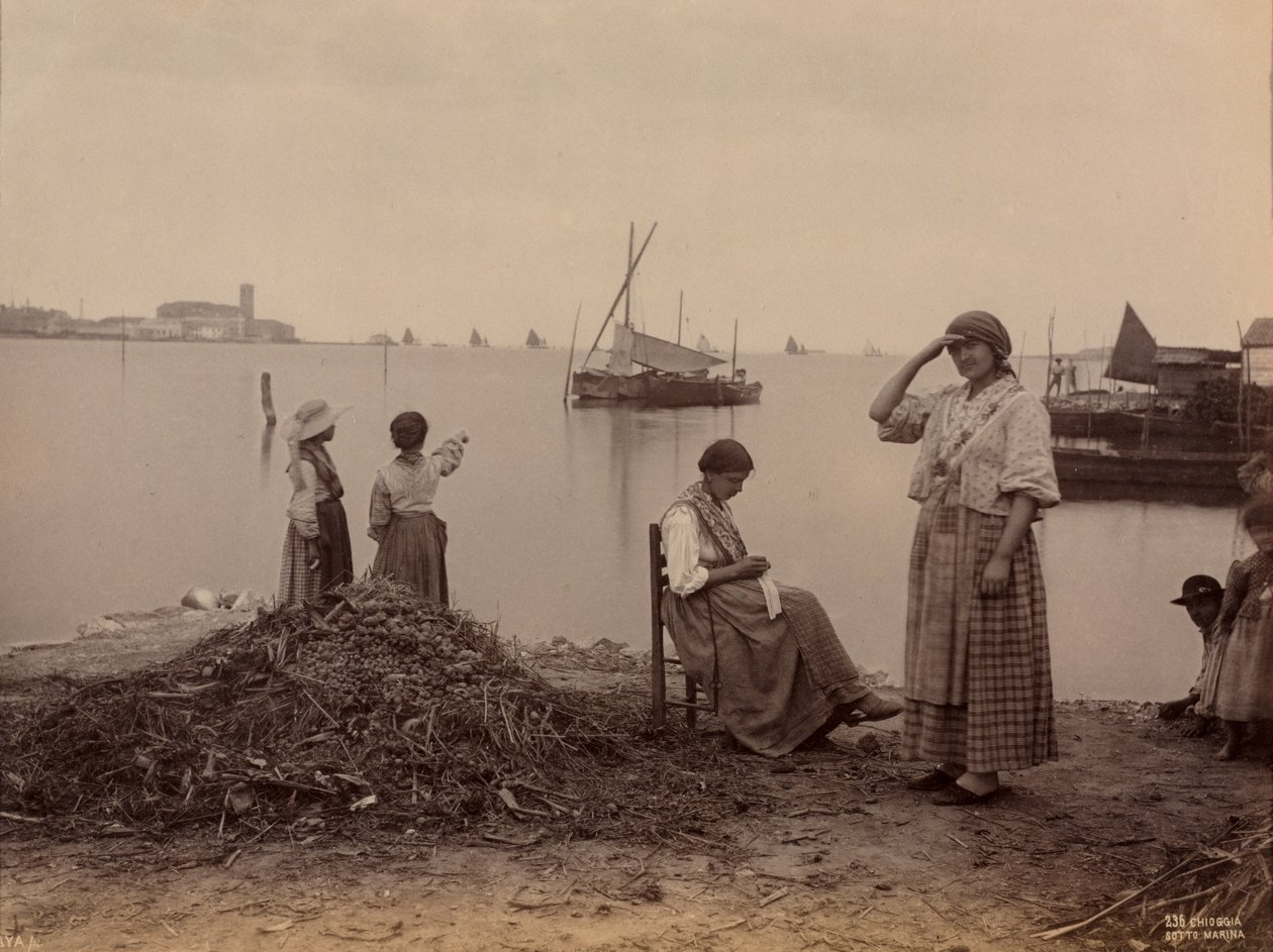 Chioggia, under marinaen av Carlo Naya