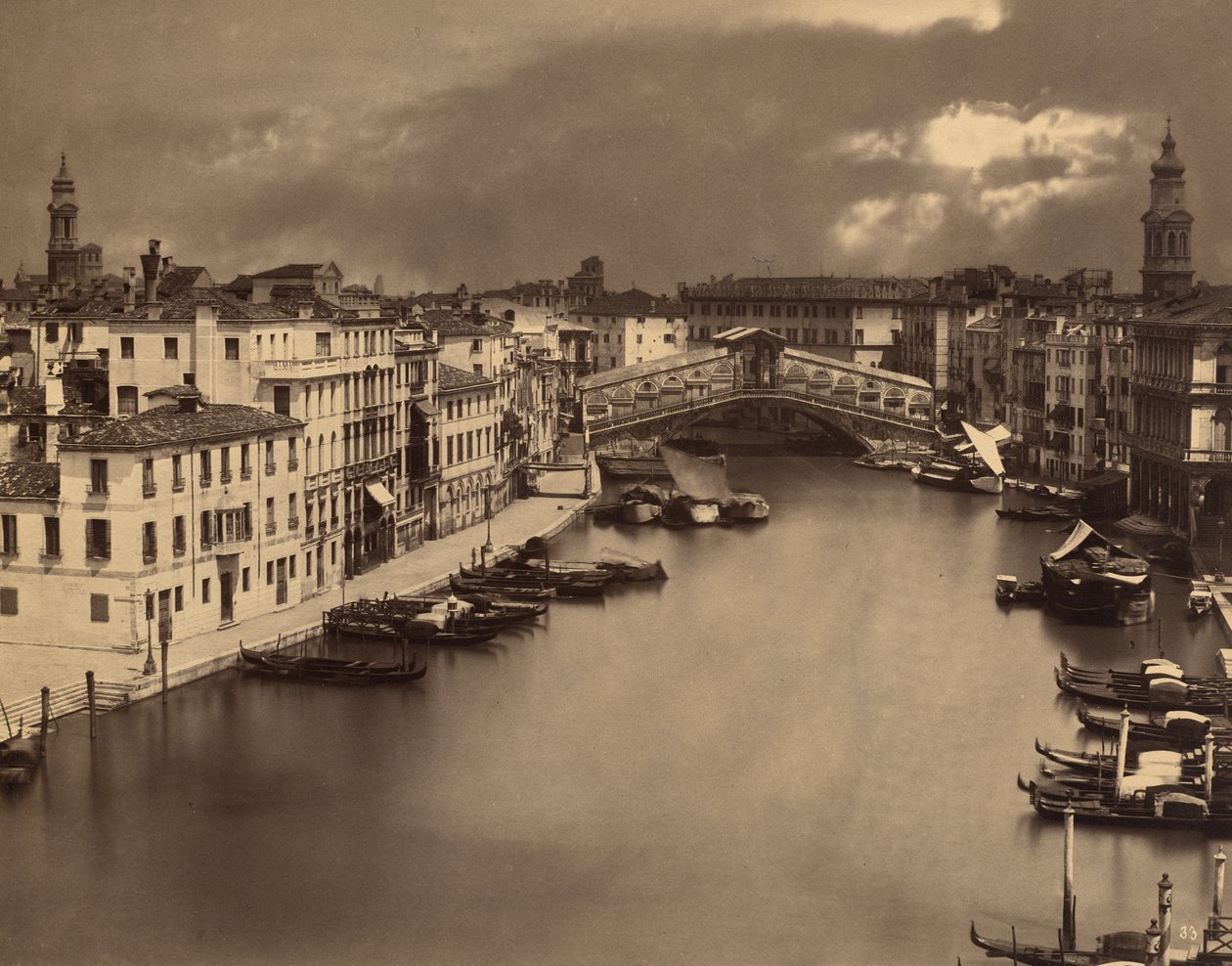 Venezia i måneskinn av Carlo Naya