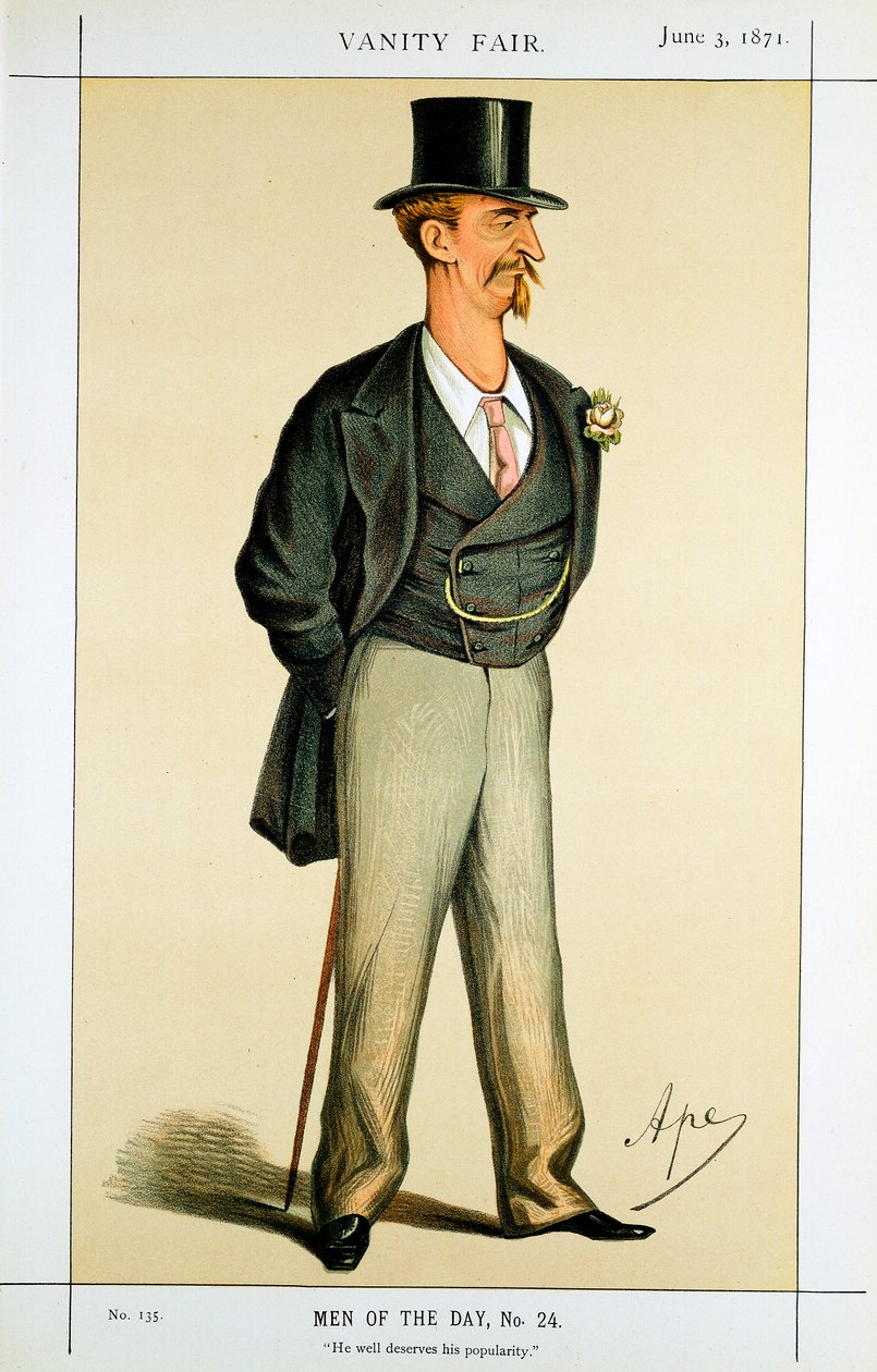 Eyre Massey Shaw, britisk brannmann, 1871 av Carlo Pellegrini