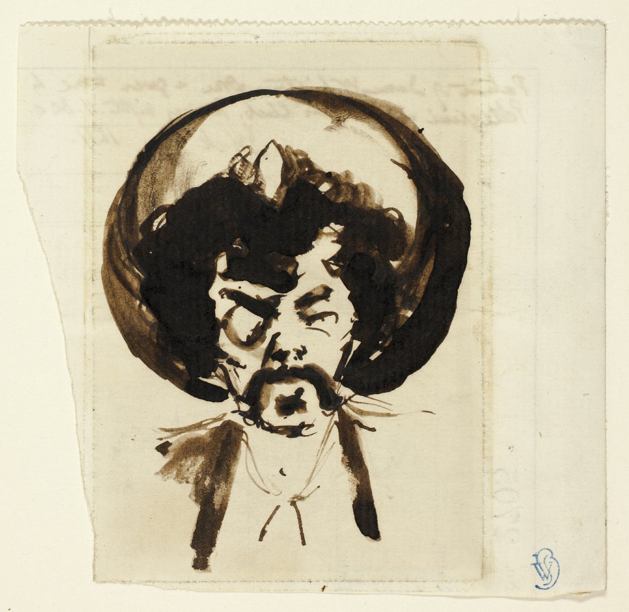 Portrett av Whistler av Carlo Pellegrini