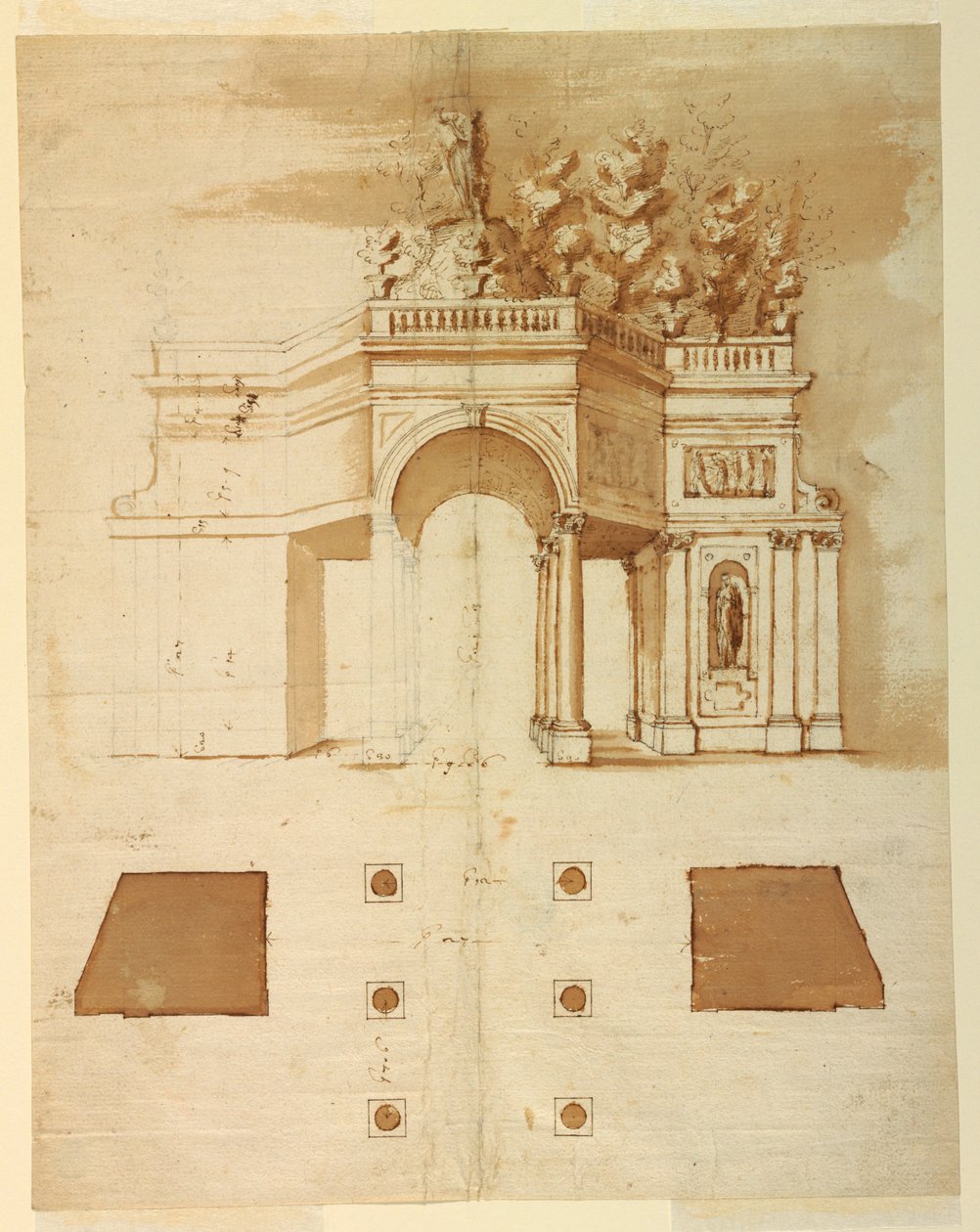 Design for en loggia av Carlo Rainaldi