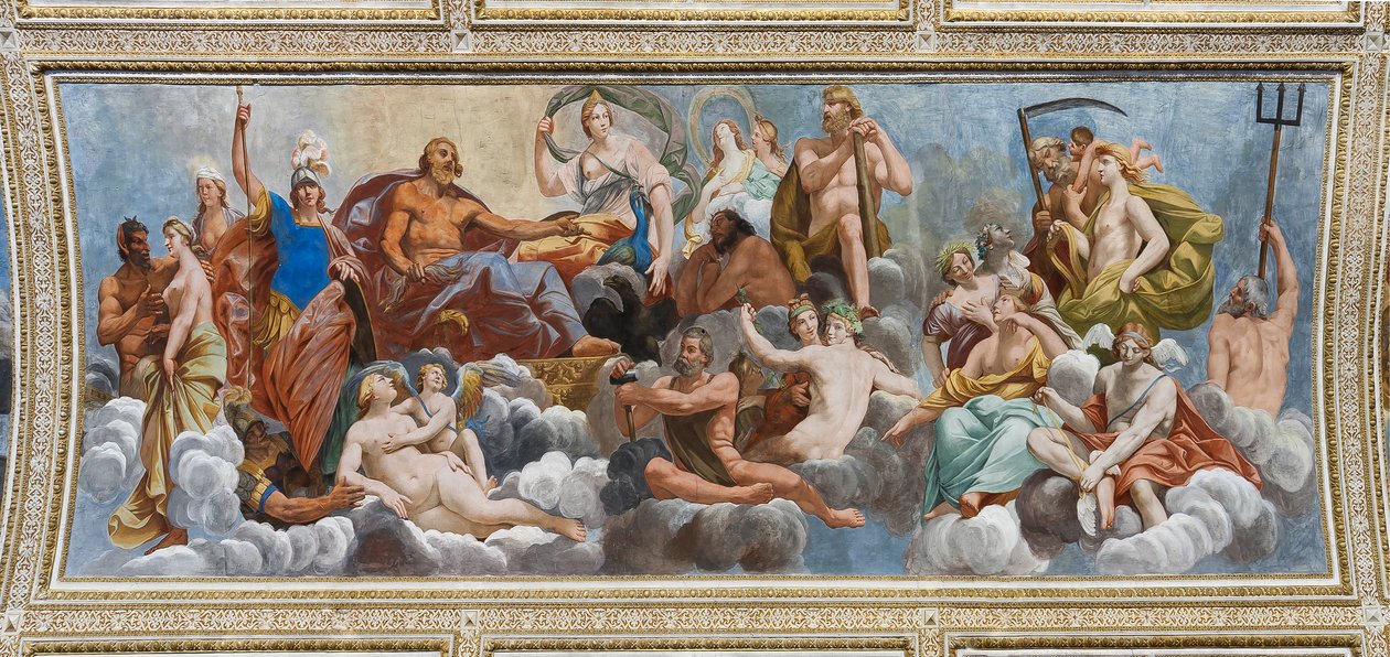 Samling av gudene til Olympus av Carlo Santner