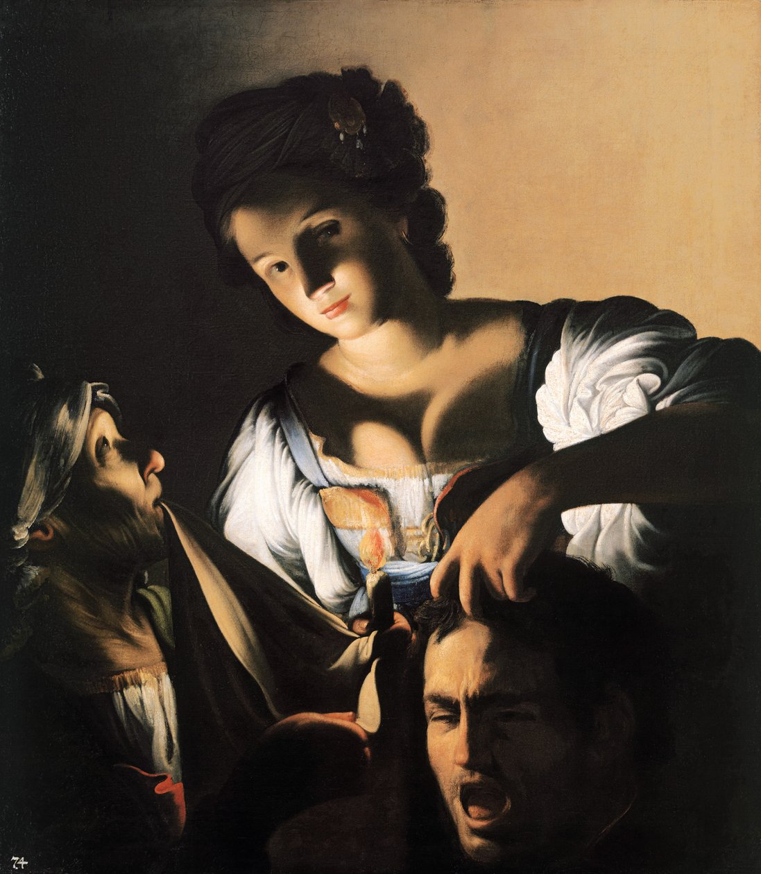 Judith med sjefen for Holofernes, ca 1610-1615. av Carlo Saraceni