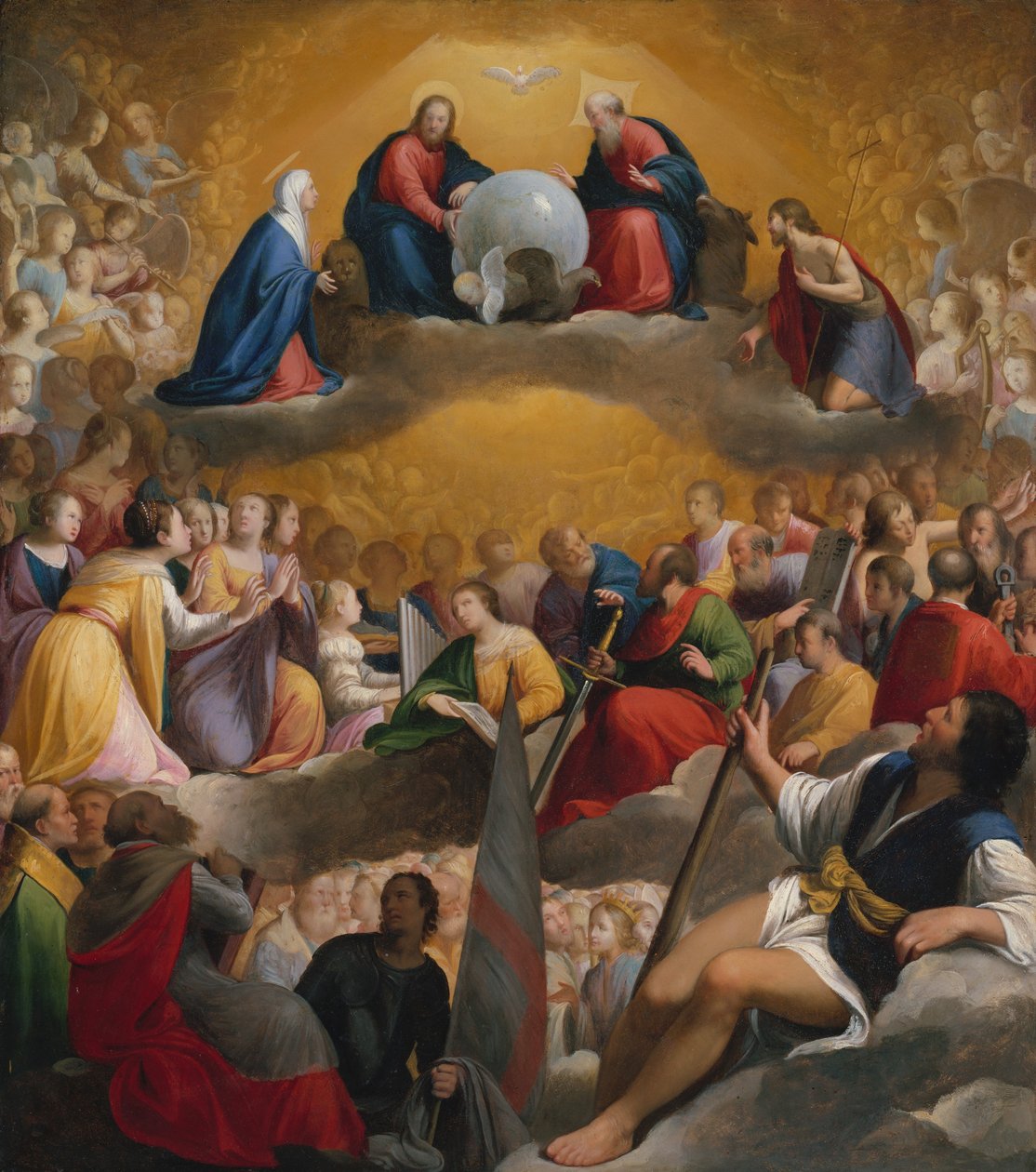 Paradise, ca. 1598 (olje på kobber) av Carlo Saraceni