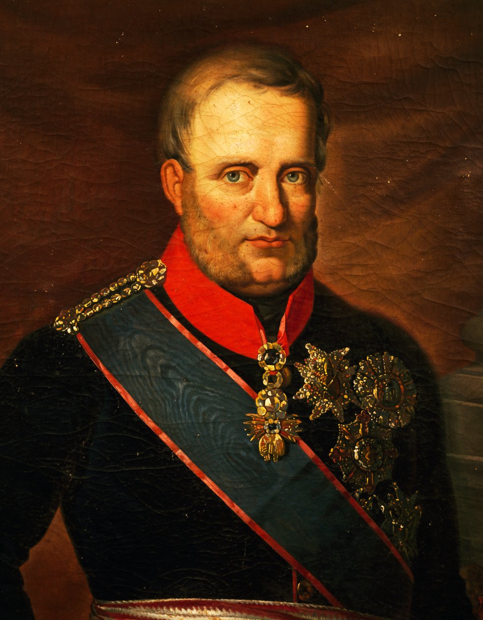 Portrett av Frans I av de to Siciliene (olje på lerret) av Carlo de Falco