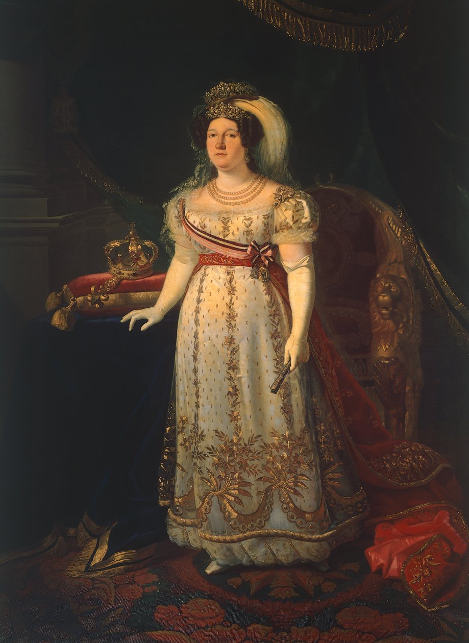 Portrett av Maria Isabella fra Spania (Madrid av Carlo de Falco