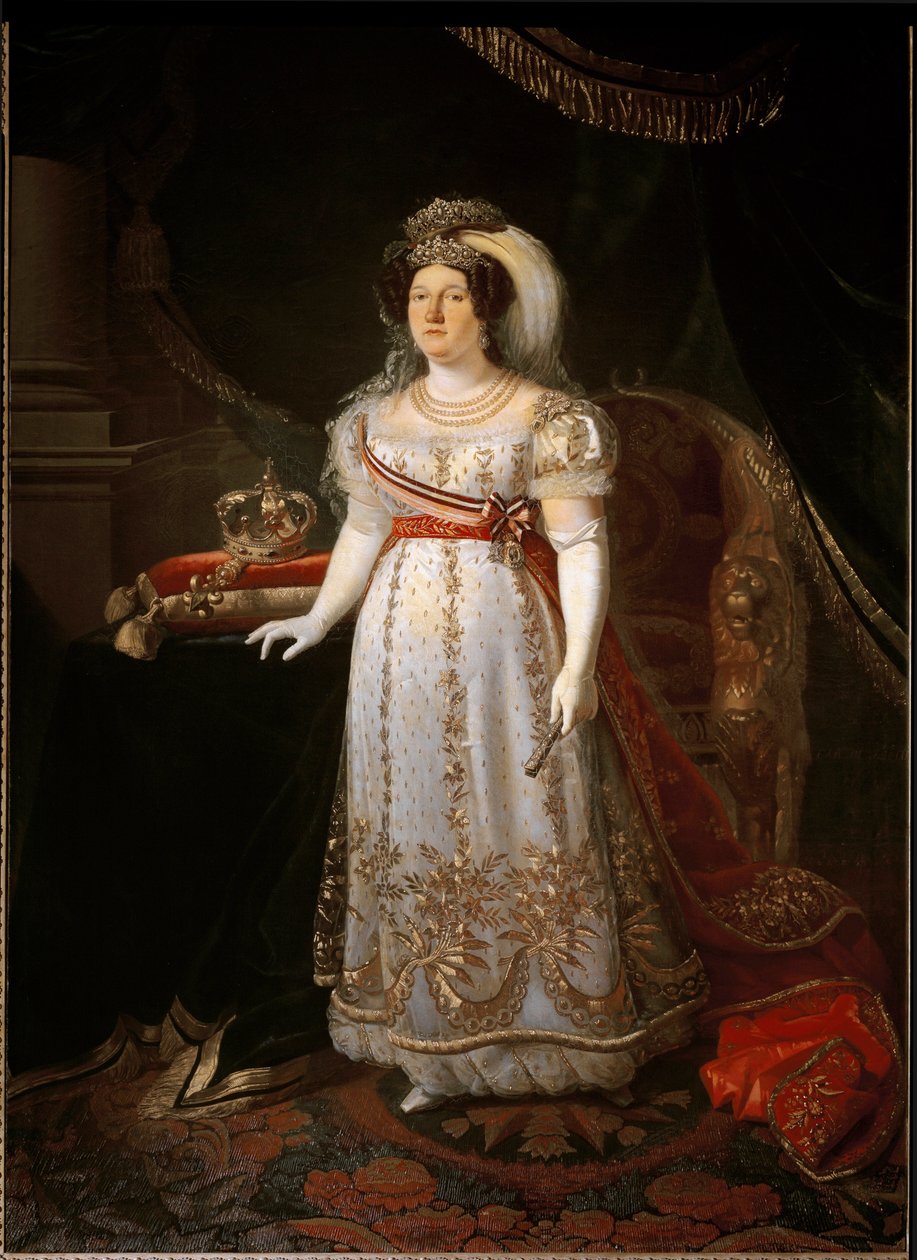Portrett av Mary Isabella av Spania av Carlo de Falco