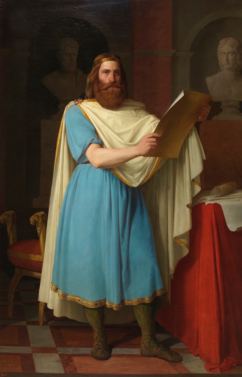 Alarico II, rey godoAlaric II av Carlos Maria Esquivel
