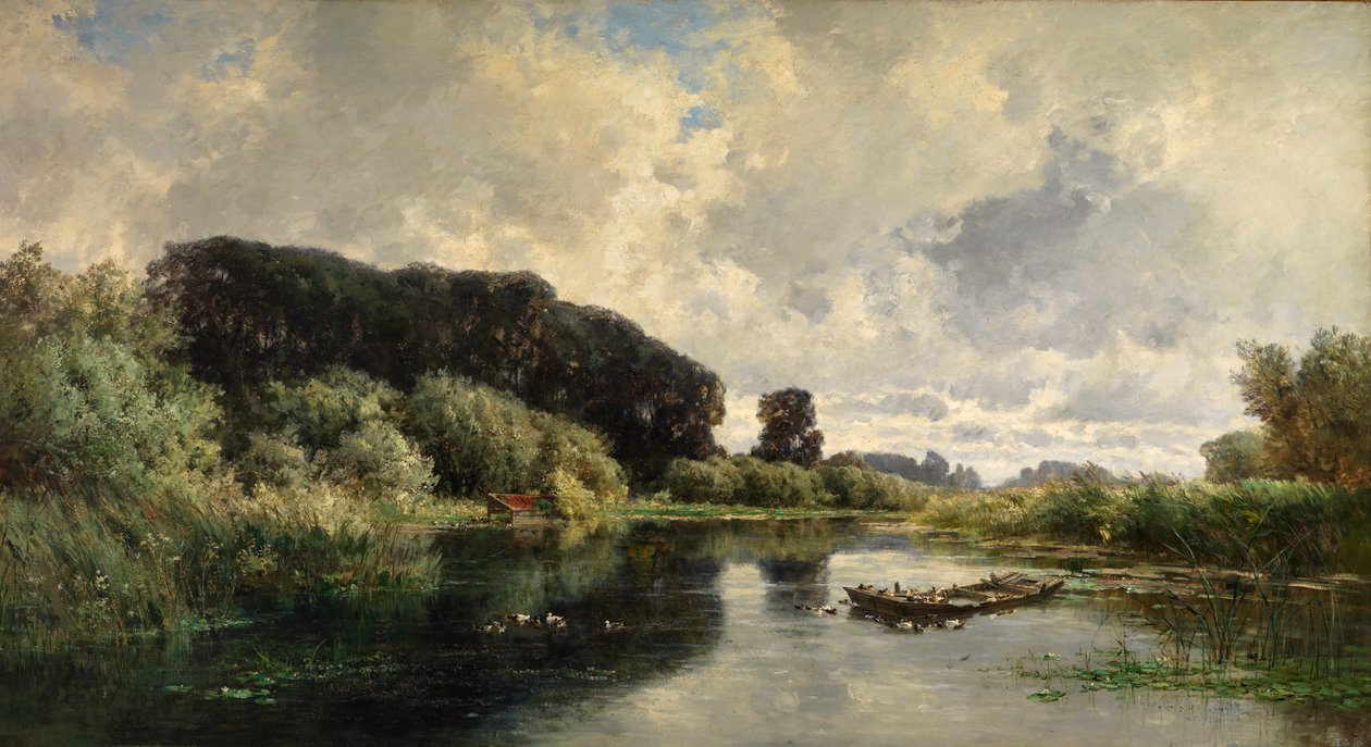 Cercanias de Vriesland (Holland) av Carlos de Haes